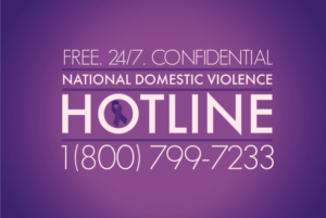 A purple background with the words " hotline 1 8 0 0 7 9 9-7 2 3 3 ".