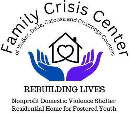 A logo for the family crisis center.